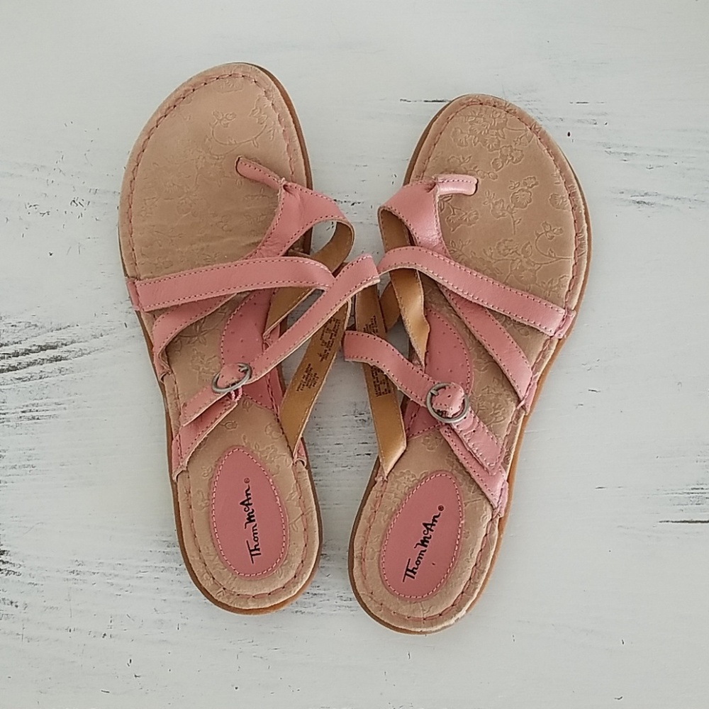 Pale pink sandals